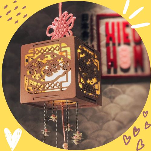 (Có video HD) Lồng đèn handmade tự làm trang trí góc làm việc, trang trí nhà cửa, quà tặng người yêu, bạn gái