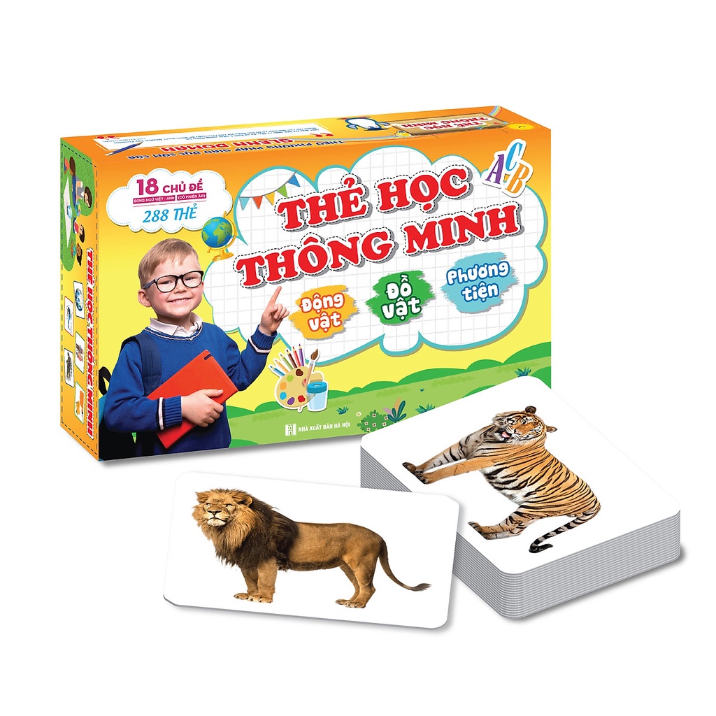 Thẻ con vật thông minh cho bé từ 3 tháng
