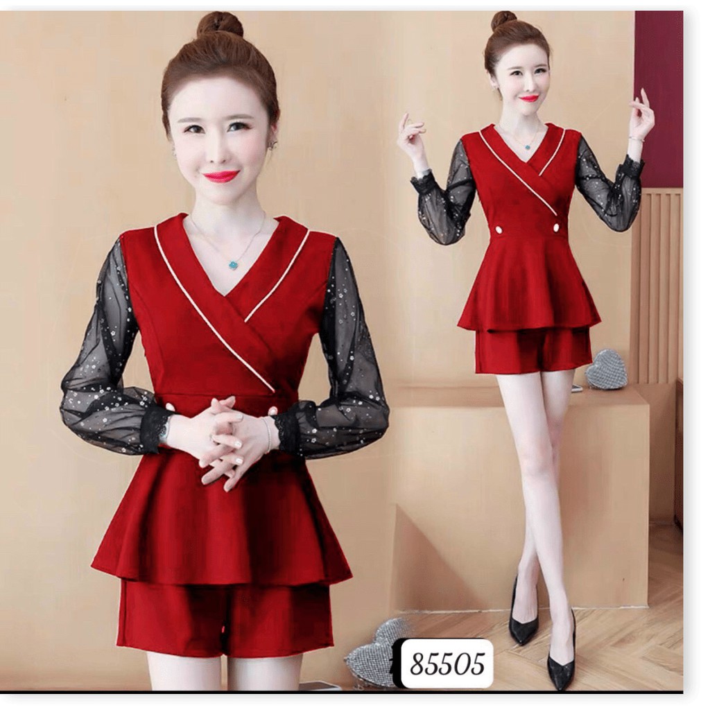 SET JUM NỮ CỔ VEST SANG CHẢNH TÔN DÁNG CHO CÁC NÀNG