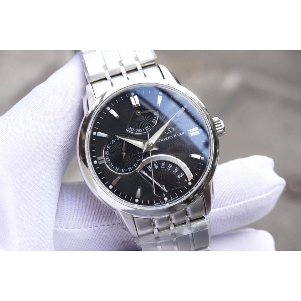 Đồng hồ nam chính hãng Orient Star Retrograde SDE00002B0- Máy cơ - Kính Sapphire