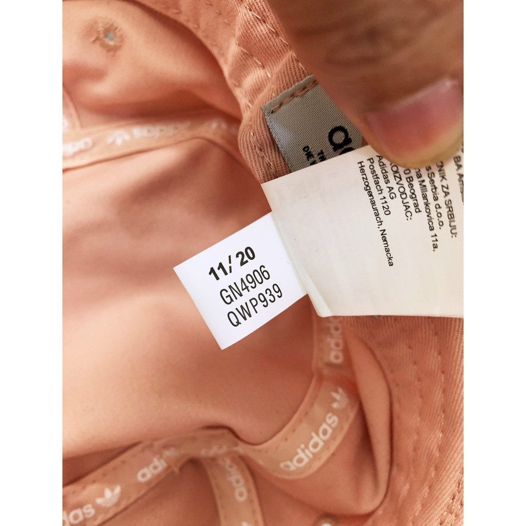 Mũ nón nam nữ Thời Trang - BUCKET HAT - ADICOLOR HAT PINK 2021