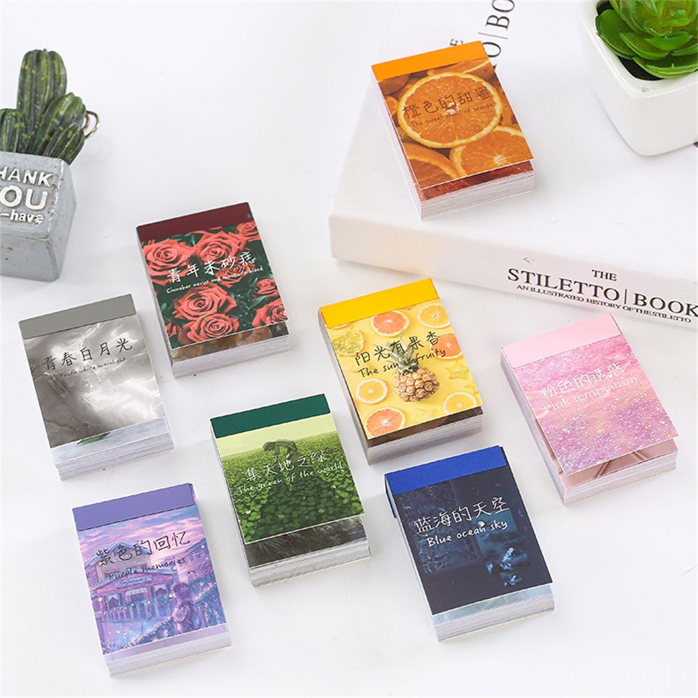 50 tờ miếng dán trang trí điện thoại, sổ tay, nhật ký, sổ lưu niệm hình hoa hồng