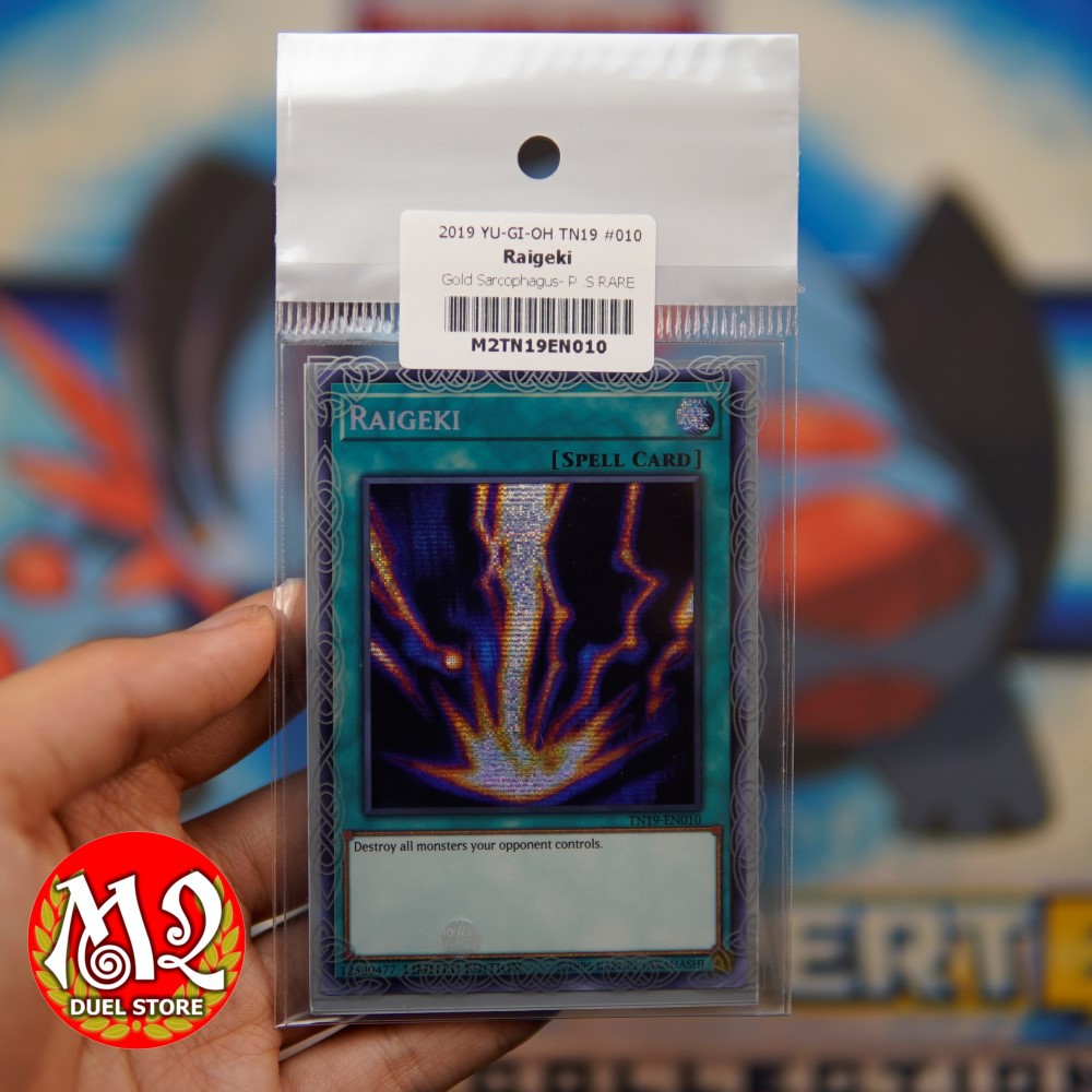 Lá bài yugioh Phép thuật Raigeki - Prismatic Secret - Bảo quản M2SCCQ-LITE