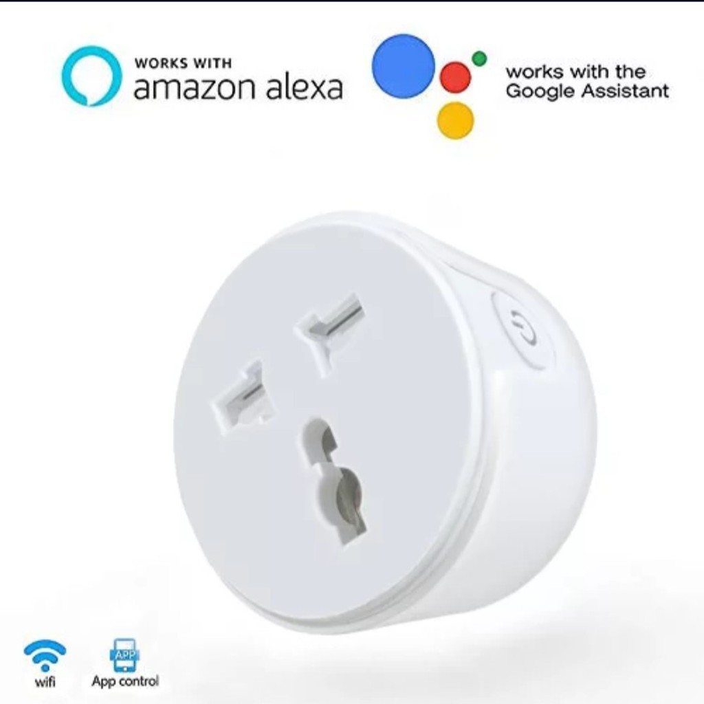 HỎA TỐC HN-Ổ Cắm Thông Minh Wifi Tuya Smartlife 10A, 15A Có Đo Công Suất, Ổ cắm Hẹn Giờ Điều Khiển Từ Xa Qua App