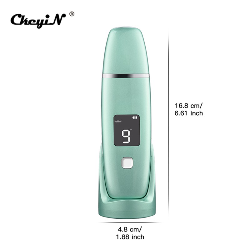 Máy Đẩy Mụn Đầu Đen CkeyiN Sóng Siêu Âm Làm Sạch Da Mặt Đa Năng