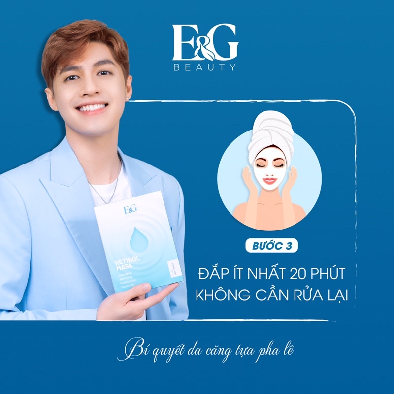 Mặt nạ - Retinol Mask ( Hộp 3 miếng) E & G Beauty
