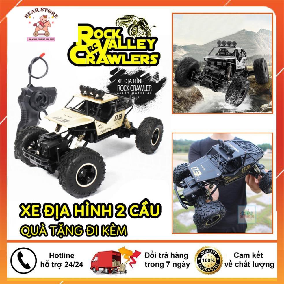 Xe Điều Khiển Từ Xa Rock Crawler 2 Cầu, Độ Bên Cao, Chống Va Đạp, Không Rò Rỉ.