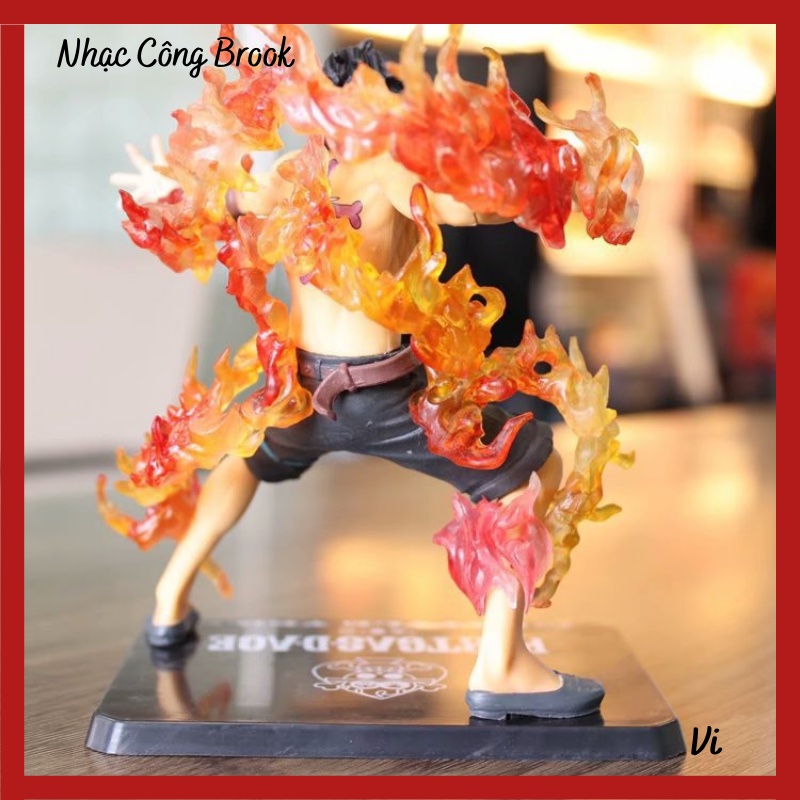 Mô Hình Portgas D Ace - Mô Hình Ace Hỏa Quyền One Piece Siêu Ngầu Đế Có Tên Nhân Vật Cao 15cm