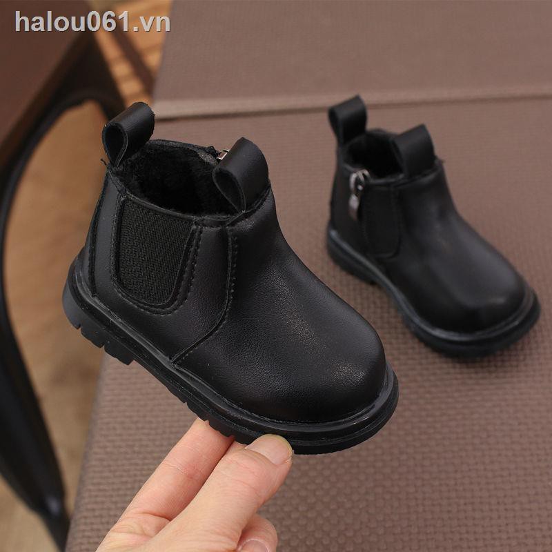 Giày Boot Martin Đế Mềm Cho Bé Trai Từ 1-2 Tuổi