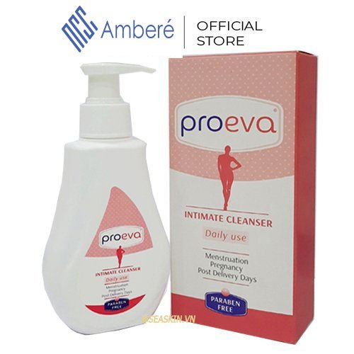 Dung dịch vệ sinh phụ nữ Proeva nhập khẩu Italia - PRO EVA INTIMATE CLEANSER dùng được cho phụ nữ mang thai và sau sinh