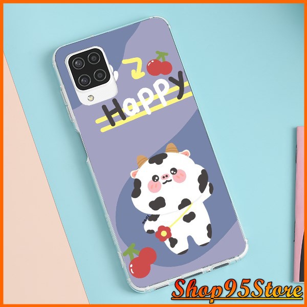Ốp silicon in hình 3D SamSung Note 10 lite J7 prime J7 pro A02/M02 A72 A20/A30 A50/A50s/A30s M30s M20 A32 A52 Bò sữa 2