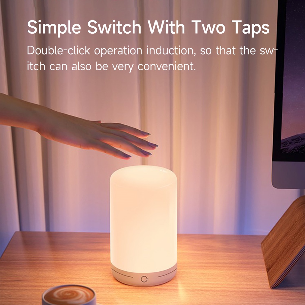 Xiaomi Youpin Đèn ngủ thông minh   nhiều màu sắc điều khiển từ xa bằng APP chuyên dụng dành cho trẻ em