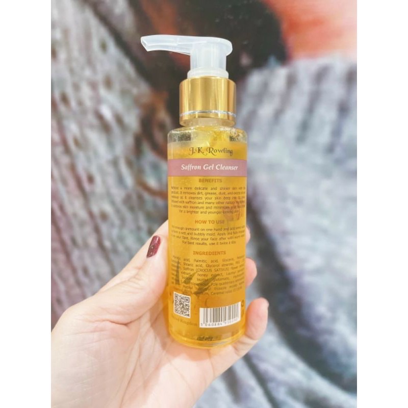 [Chuẩn_auth] Gel rửa mặt saffron mật ong nghệ tây 100ml