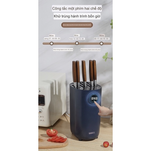 MÁY SẤY KHỬ KHUẨN DAO, THÌA, ĐŨA BẰNG TIA UV CHÍNH HÃNG ECOCO CAO CẤP | MÁY KHỬ TRÙNG DỤNG CỤ ĂN UỐNG ĐA NĂNG MẪU MỚI