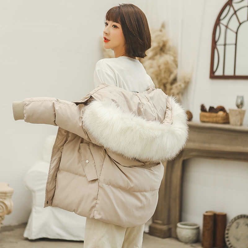 Áo phao nữ màu đen kem phong cách hàn quốc hàng quảng châu cao cấp YAP1 | BigBuy360 - bigbuy360.vn