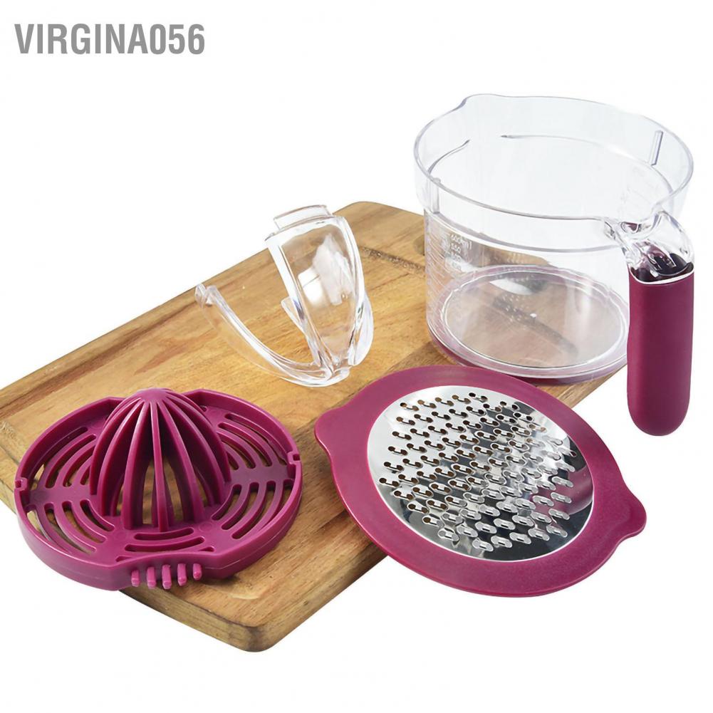 Bình Vắt Nước Cam Bằng Thép Không Gỉ Trong Suốt 600ml Kèm Vạch Chia Trứng Tiện Dụng