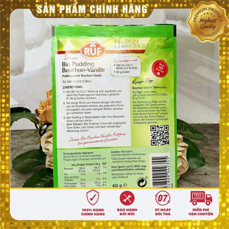 bột làm pudding hữu cơ ruf