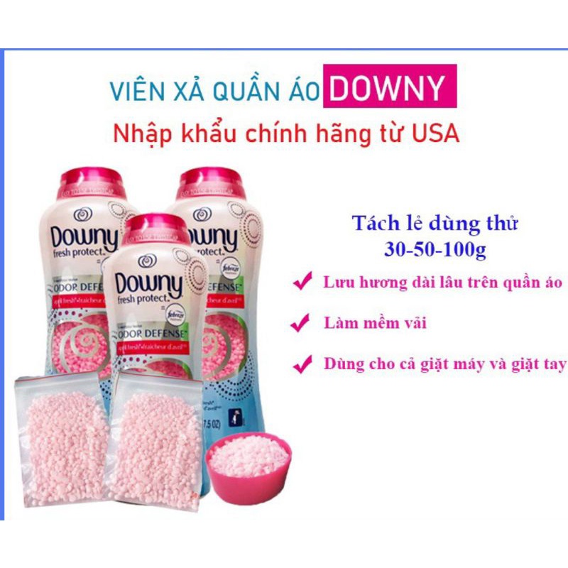 Viên xả downy Fresh Protect Mỹ, Mềm Vải Thơm quần áo