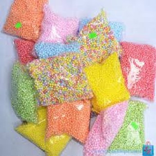 5 túi Hạt xốp nhiều màu - hạt xốp