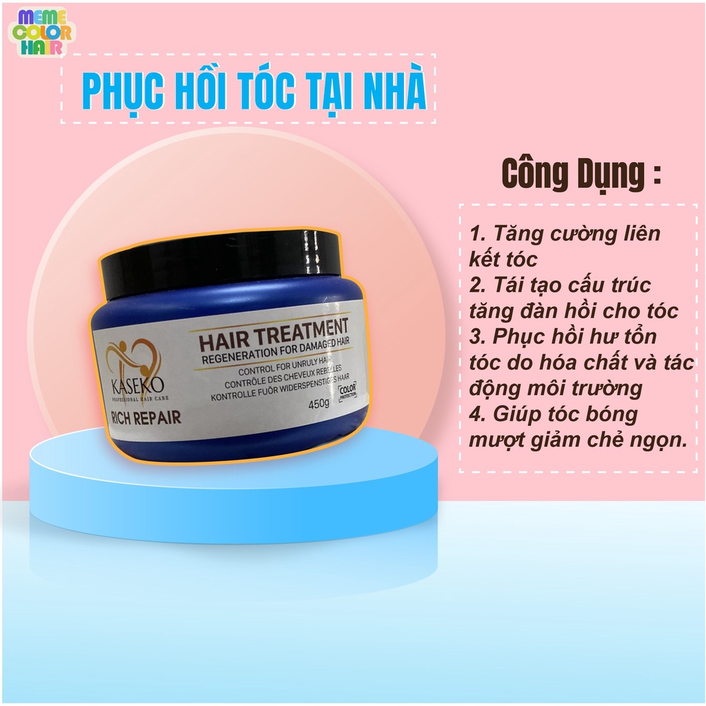 Phục hồi tóc tại nhà ( kem ủ phục hồi tóc )