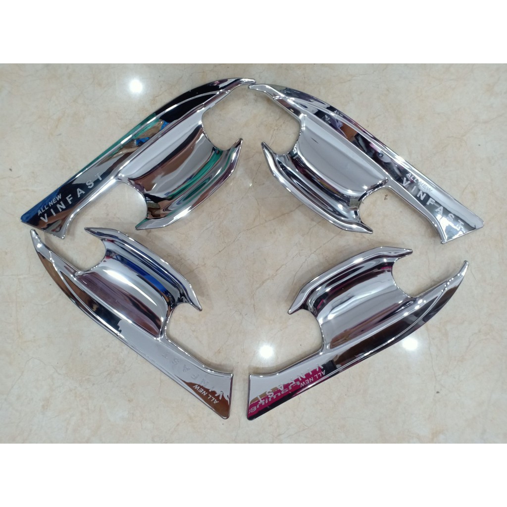 Ốp Tay Cửa Và Hõm Cửa Xe Vinfast LUX A Mạ Crom Cao Cấp Chống xước tay cửa làm đẹp cho xe