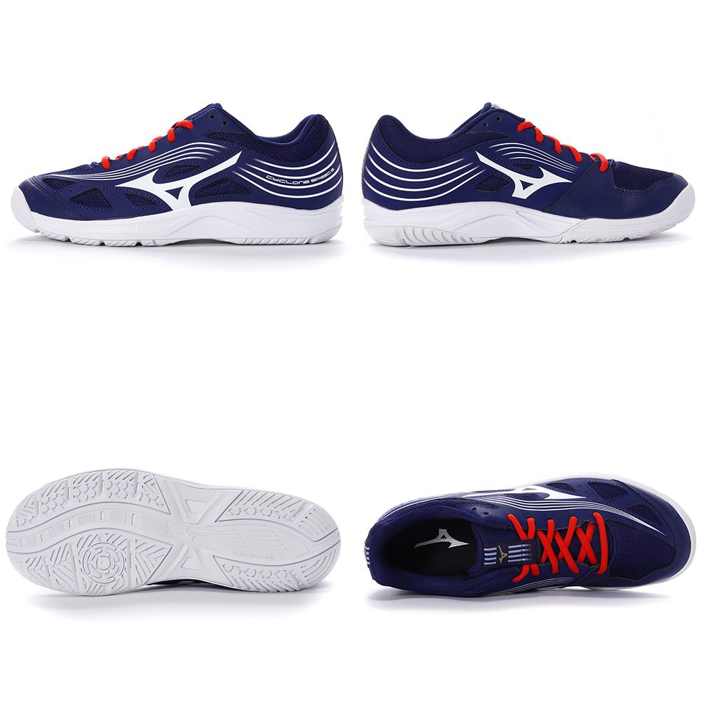 Giày cầu lông CYCLONE SPEED 3 Mizuno V1GA218064 dành cho nam mẫu mới đế kếp chống lật cổ chân