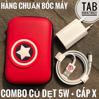 Combo củ dẹt + cáp x bóc máy -bs