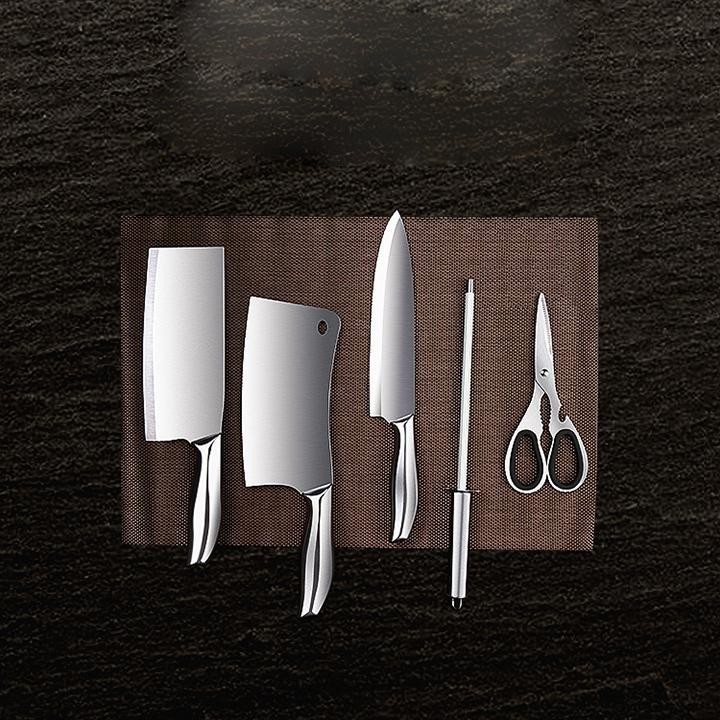 Bộ dao Nhật 5 món cực bén hàng đúc cao cấp - bộ dao kéo cực bén