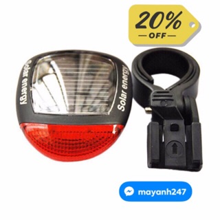Đèn LED hậu xe đạp năng lượng mặt trời Solar energy