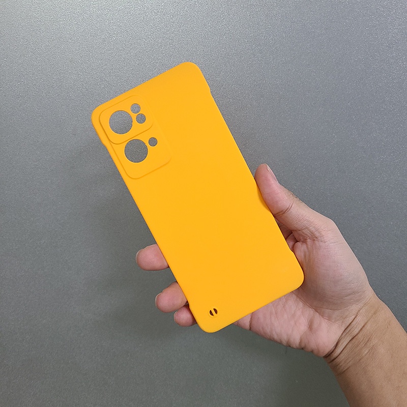 Ốp Điện Thoại PC Cứng Không Viền Khung Dành Cho OPPO Reno Reno7 7 7Z Z Pro