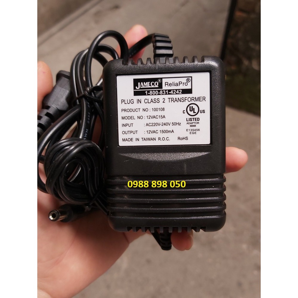 adapter ac/ac 12v 1.5a