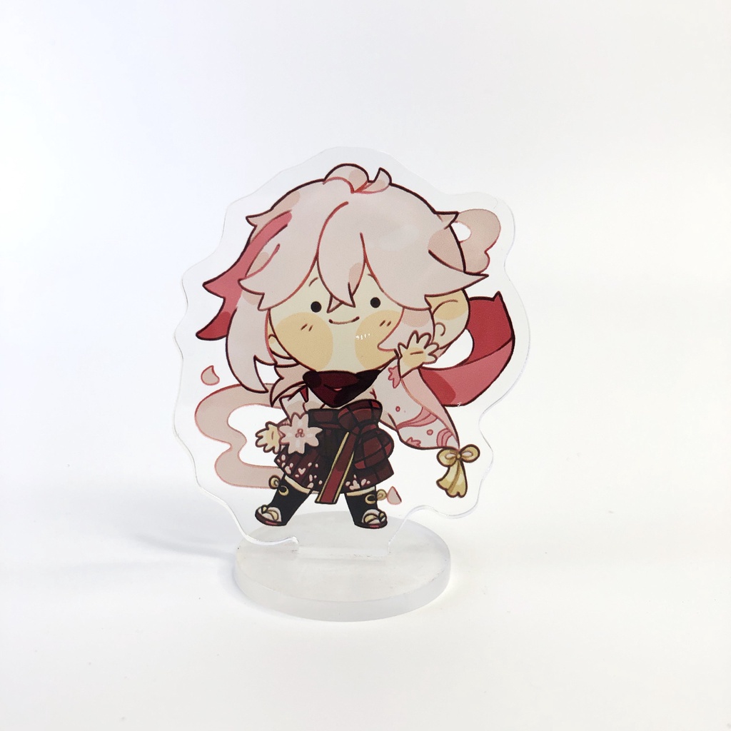 ( ĐẦU TO ) Standee mini GENSHIN IMPACT mô hình anime chibi mica trưng bày