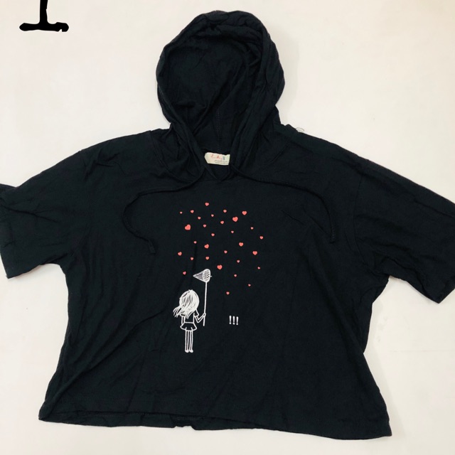 Áo Croptop Thailand ( Black )