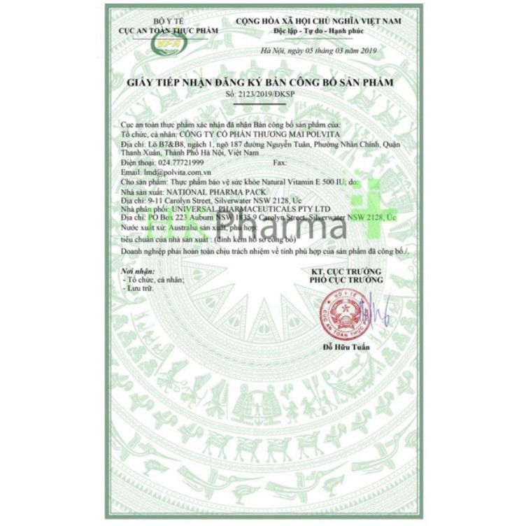 Viên Uống Vitamin E Đẹp Da Chống Lão Hóa 500IU Healthycare 200 Viên