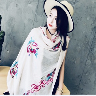 Khăn choàng thêu khăn choàng du lịch biển