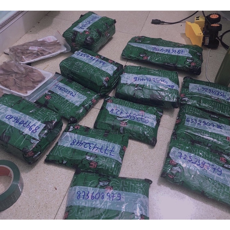 Mực khô mini size 100-120con/kg chuẩn mực câu túi 30con ( ĂN KO NGON GỬI LẠI SHOP) | BigBuy360 - bigbuy360.vn