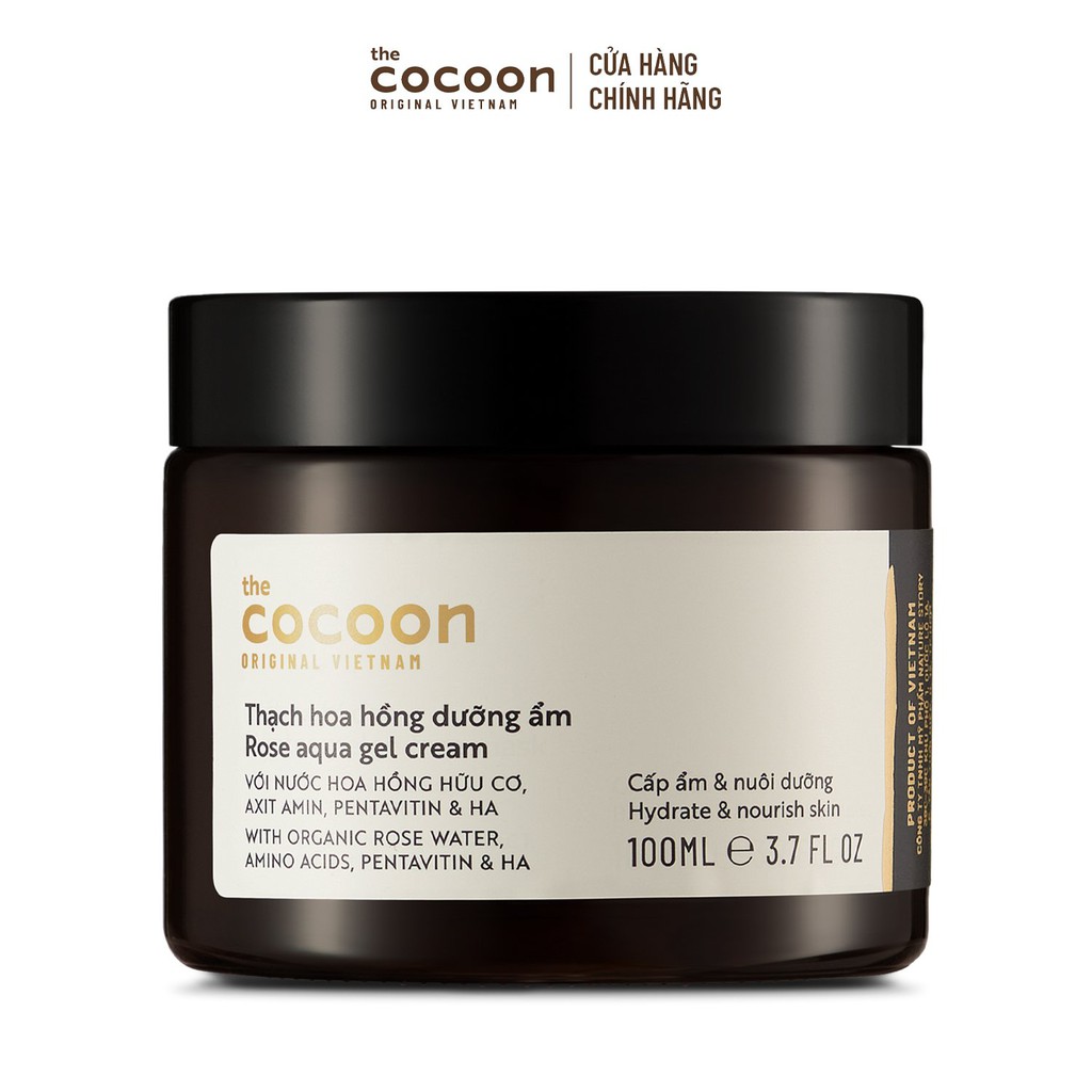 Bigsize - Thạch hoa hồng dưỡng ẩm (kem dưỡng ẩm) Cocoon cấp ẩm & nuôi dưỡng 100ml | BigBuy360 - bigbuy360.vn