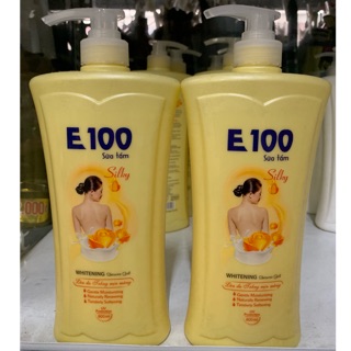 SỮA TẮM E100 SILKY vàng 800ml