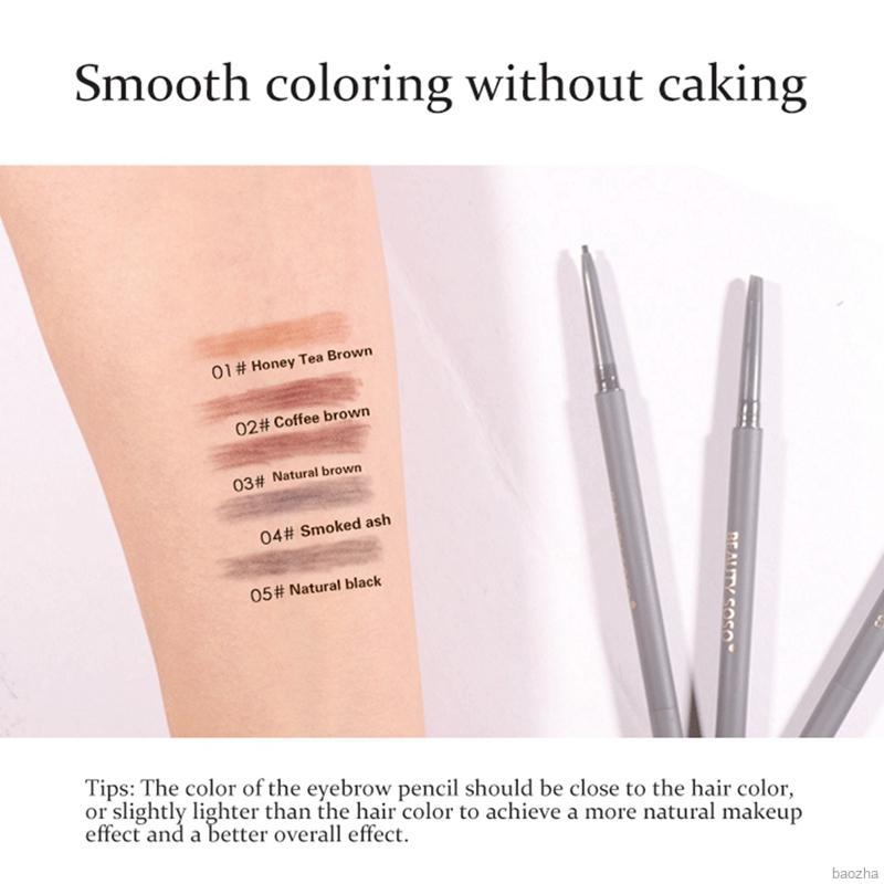 (Hàng Mới Về) Bút Chì Kẻ Lông Mày Hai Đầu Victor # 5 Màu Đen Tự Nhiên | BigBuy360 - bigbuy360.vn