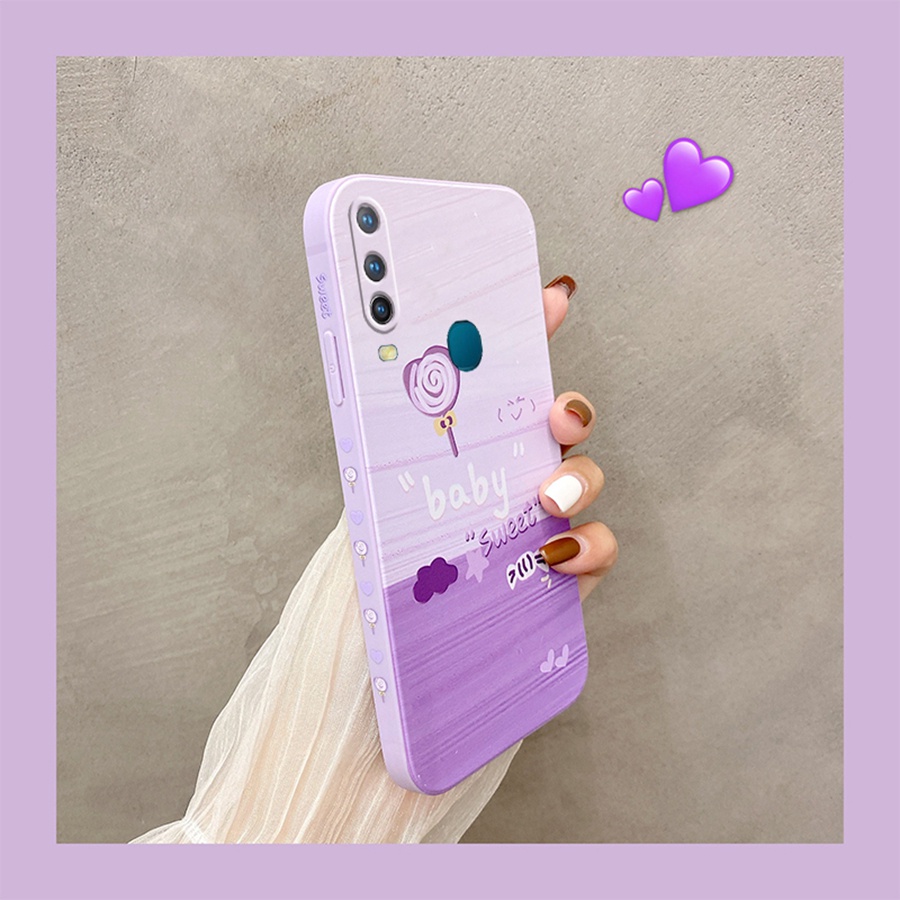 ốp lưng Vivo Y12 ốp lưng Vivo U10 ốp lưng Vivo Y17 ốp lưng Vivo Y15 tpu Ốp Lưng Điện Thoại Silicon Mềm Chống Sốc Viền Thẳng Họa Tiết Hoạt Hình Cho Vivo Y17 Y15 Y12 U10