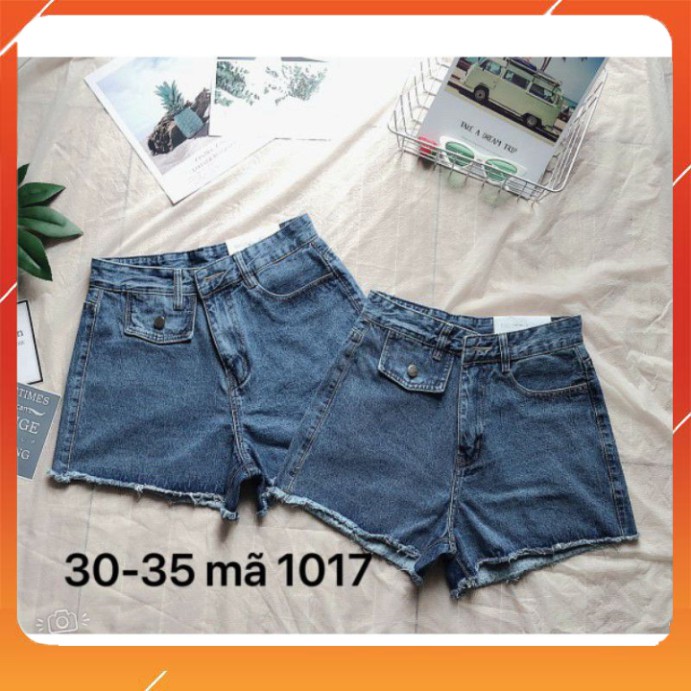 [Mã FAMAYWA giảm 10K đơn 50K] QUẦN SORT JEAN BIGSIZE LƯNG CAO NẮP TÚI SIÊU XINH SIZE [30_35] MÃ 1017 | BigBuy360 - bigbuy360.vn