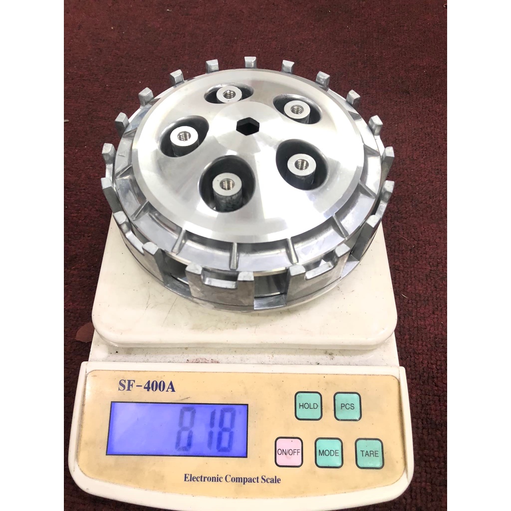 chuồng heo 5 lá bố / đế nhôm nồi 5 lò xo ex135 - ex150 / 155 sumracing