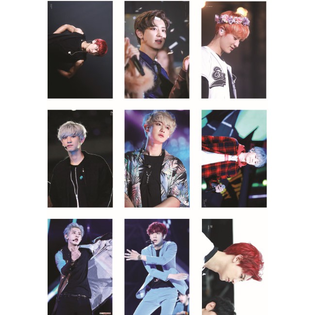 Lomo card 99 ảnh thành viên EXO - CHANYEOL on stage