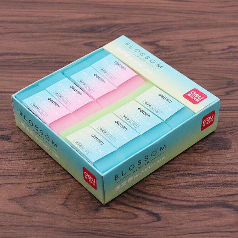 Gôm tẩy chì màu Deli tiện dụng