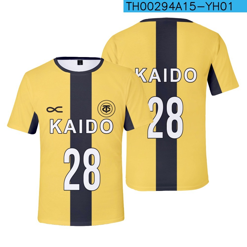 Áo Thun Tay Ngắn Cổ Tròn In Hình Ao Ashi Aoashi Jersey 3D Thời Trang Mùa Hè Cho Nam Và Nữ