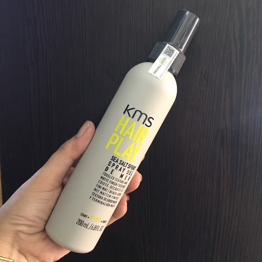 Xịt muối biển KMS Goldwell Hair Play Sea Salt Spray 200ml