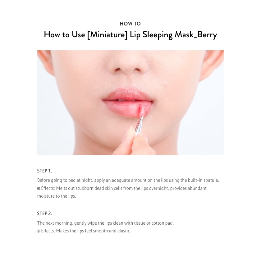 LANEIGE Lip Sleeping Mask Mặt Nạ Ngủ Cho Môi ex 20g ex