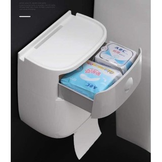 Hộp đựng giấy vệ sinh 2in1 Ecoco