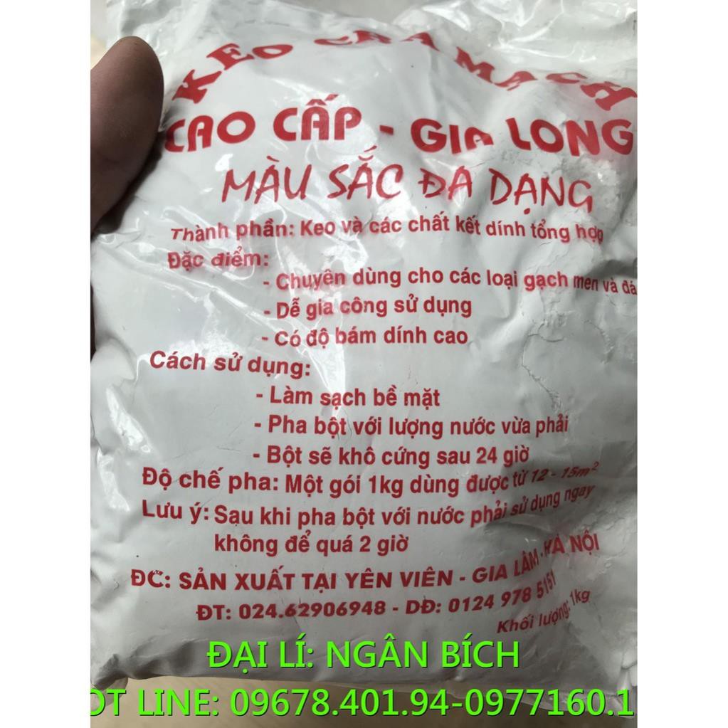 Keo chà mạch, xi măng trắng gia long