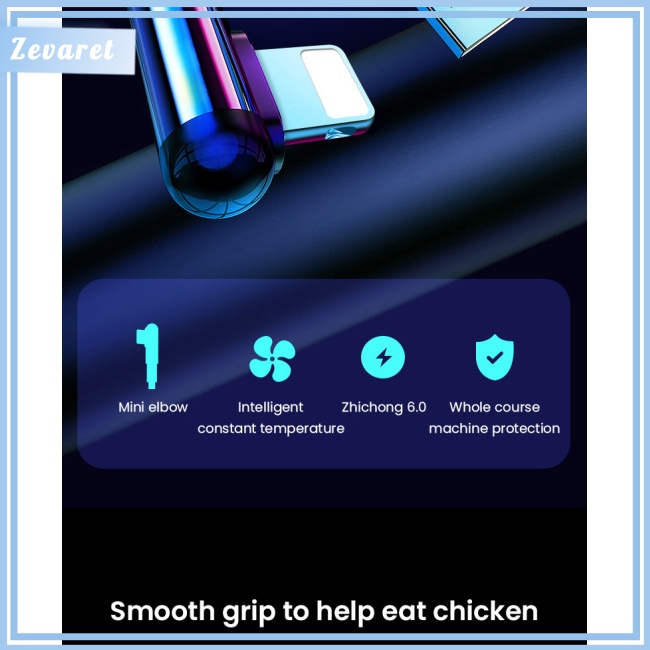 Dây Cáp Sạc Usb Nhanh Xoay 90 Độ Hình Chữ L Bằng Hợp Kim Nylon Tương Thích Với Iphone 13 12